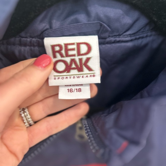 Auburn University Pullover Windbreaker 1/4 Zip Jacket RED OAK Size Youth 16/18 - Picture 5 of 7